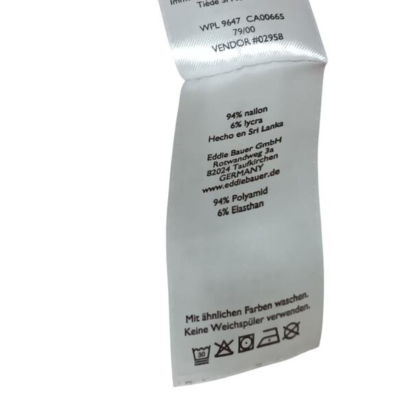 Eddie Bauer First Ascent Women’s Outdoor Hiking Pants Size 6 Burgundy Nylon Span - Picture 15 of 16